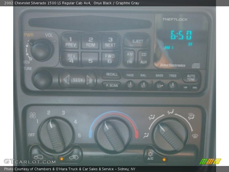 Audio System of 2002 Silverado 1500 LS Regular Cab 4x4