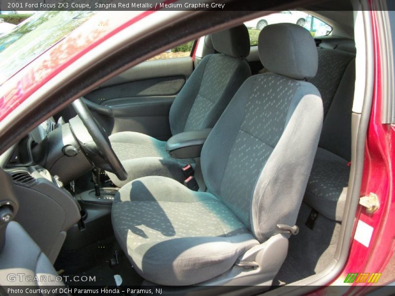 Sangria Red Metallic / Medium Graphite Grey 2001 Ford Focus ZX3 Coupe