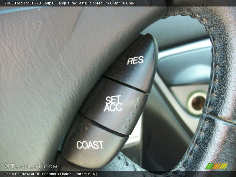 Sangria Red Metallic / Medium Graphite Grey 2001 Ford Focus ZX3 Coupe