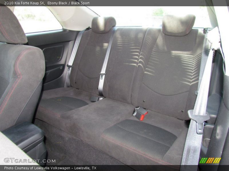Ebony Black / Black Sport 2010 Kia Forte Koup SX