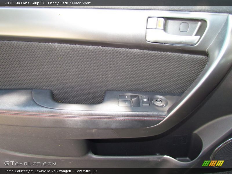 Ebony Black / Black Sport 2010 Kia Forte Koup SX