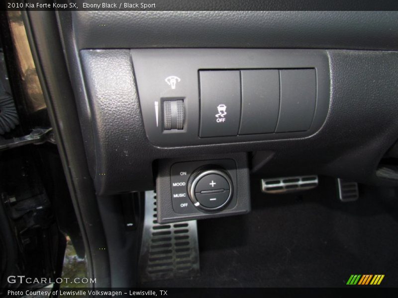 Ebony Black / Black Sport 2010 Kia Forte Koup SX