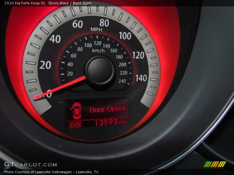  2010 Forte Koup SX SX Gauges