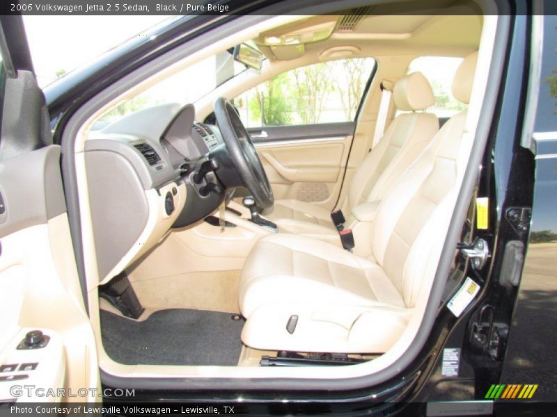 Black / Pure Beige 2006 Volkswagen Jetta 2.5 Sedan