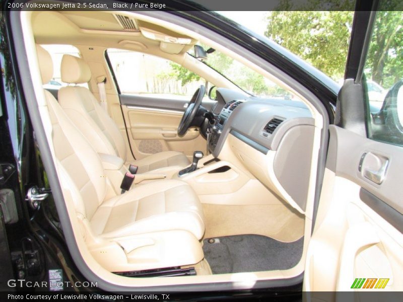 Black / Pure Beige 2006 Volkswagen Jetta 2.5 Sedan