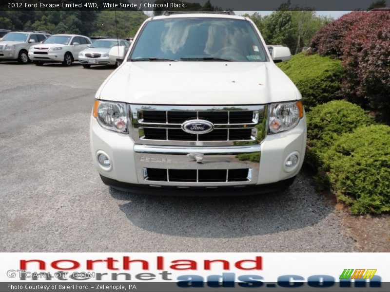 White Suede / Charcoal Black 2012 Ford Escape Limited 4WD