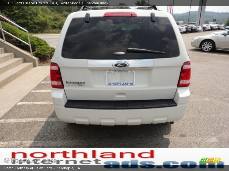 White Suede / Charcoal Black 2012 Ford Escape Limited 4WD