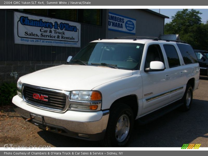 Summit White / Neutral/Shale 2004 GMC Yukon SLT 4x4