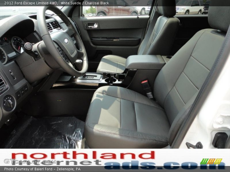 White Suede / Charcoal Black 2012 Ford Escape Limited 4WD
