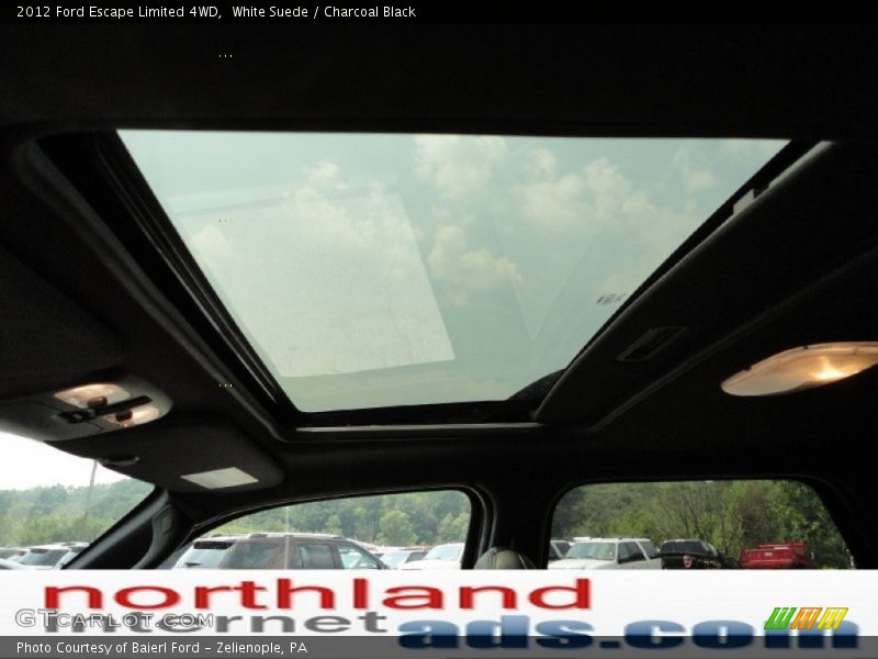 White Suede / Charcoal Black 2012 Ford Escape Limited 4WD