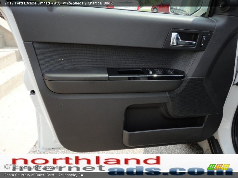 White Suede / Charcoal Black 2012 Ford Escape Limited 4WD