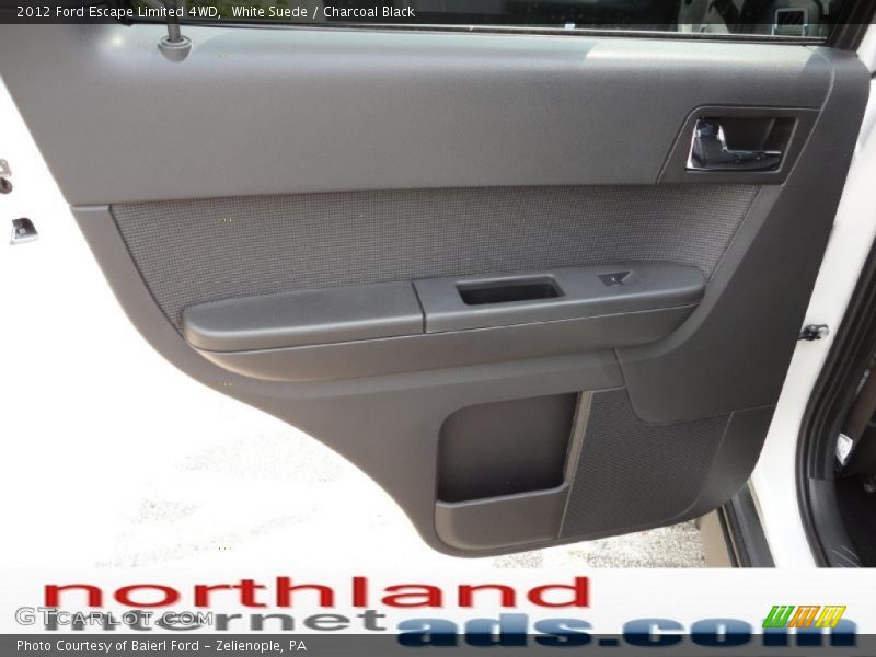 White Suede / Charcoal Black 2012 Ford Escape Limited 4WD