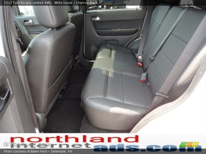 White Suede / Charcoal Black 2012 Ford Escape Limited 4WD