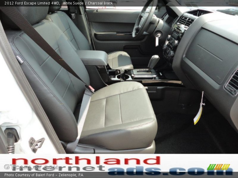 White Suede / Charcoal Black 2012 Ford Escape Limited 4WD