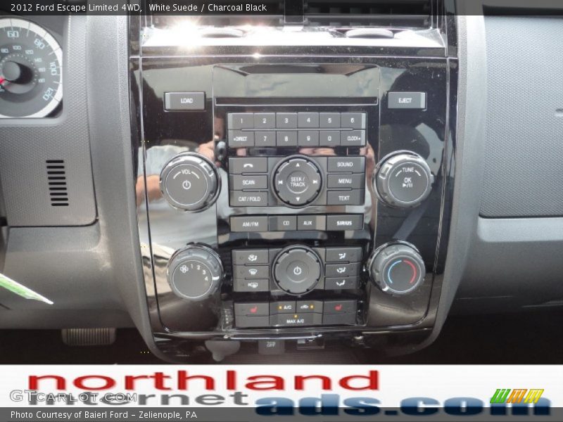 White Suede / Charcoal Black 2012 Ford Escape Limited 4WD