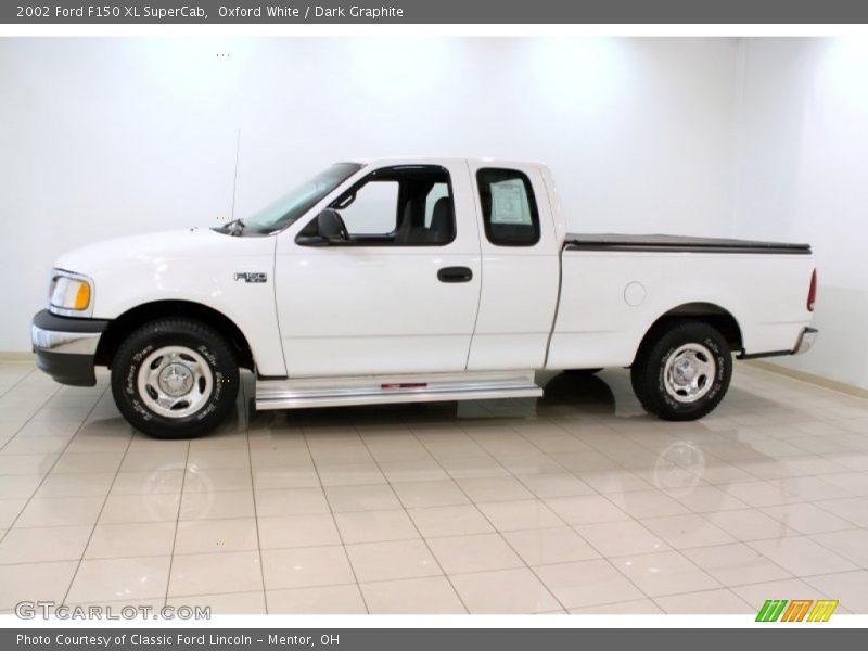 Oxford White / Dark Graphite 2002 Ford F150 XL SuperCab