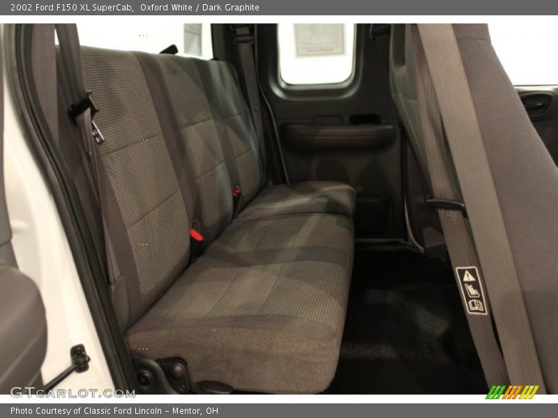 Oxford White / Dark Graphite 2002 Ford F150 XL SuperCab
