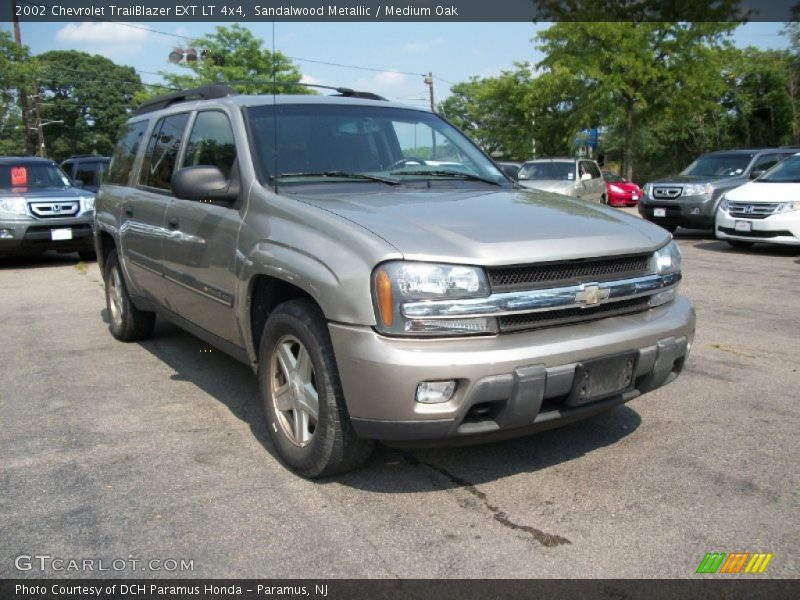 Sandalwood Metallic / Medium Oak 2002 Chevrolet TrailBlazer EXT LT 4x4