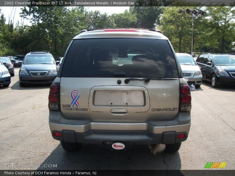Sandalwood Metallic / Medium Oak 2002 Chevrolet TrailBlazer EXT LT 4x4