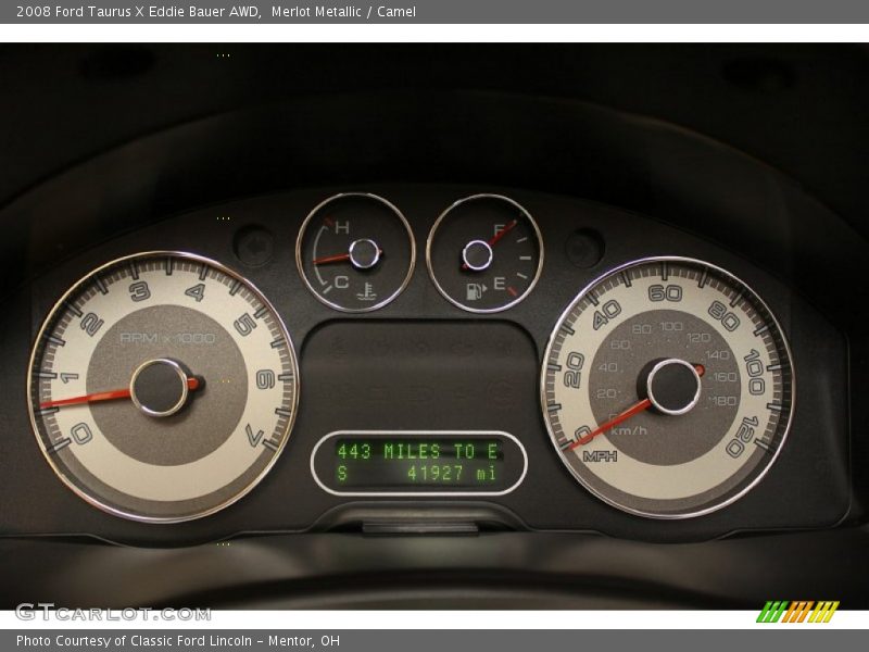  2008 Taurus X Eddie Bauer AWD Eddie Bauer AWD Gauges