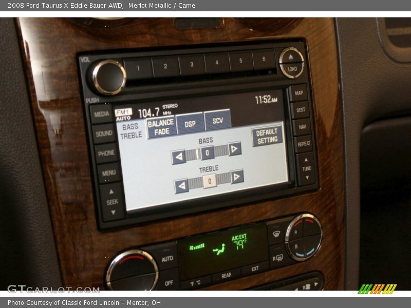 Audio System of 2008 Taurus X Eddie Bauer AWD