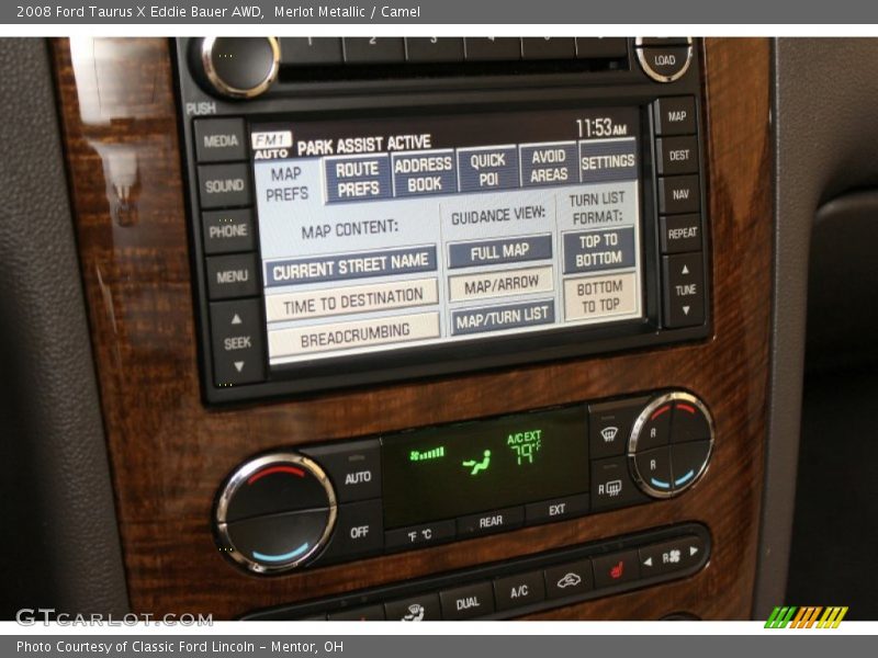 Merlot Metallic / Camel 2008 Ford Taurus X Eddie Bauer AWD