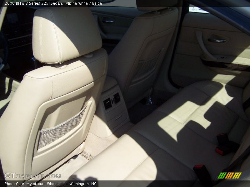 Alpine White / Beige 2006 BMW 3 Series 325i Sedan