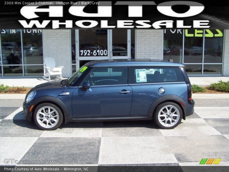 Horizon Blue / Black/Grey 2009 Mini Cooper S Clubman