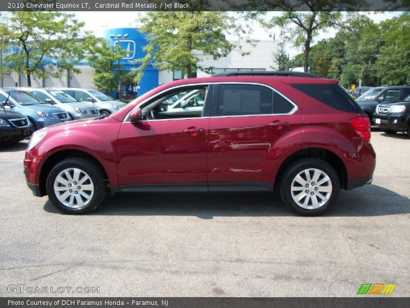 Cardinal Red Metallic / Jet Black 2010 Chevrolet Equinox LT