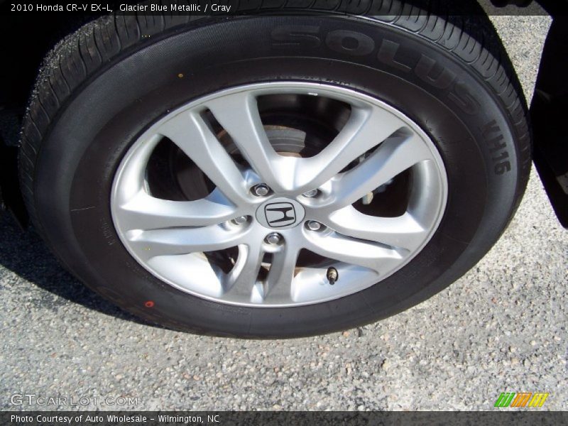 Glacier Blue Metallic / Gray 2010 Honda CR-V EX-L