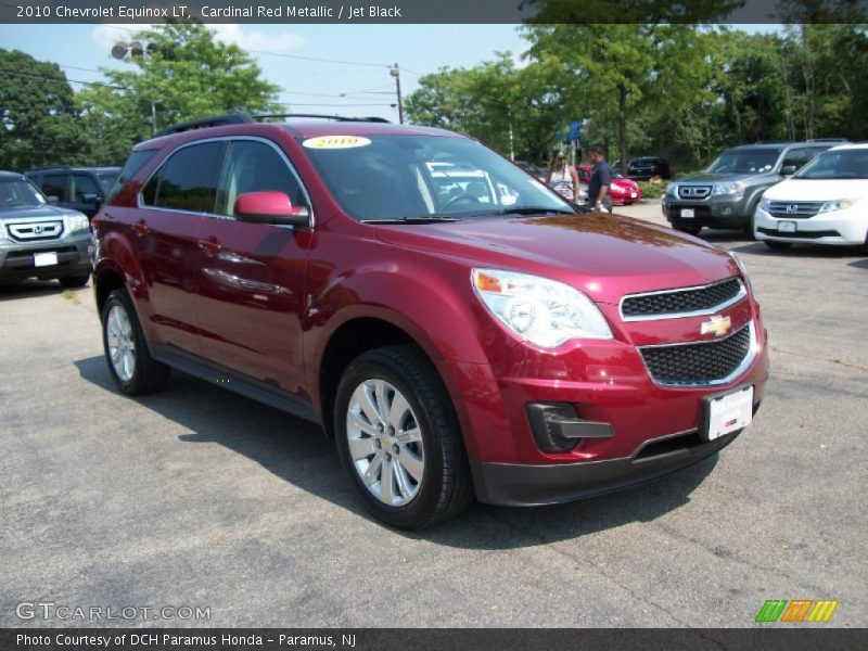 Cardinal Red Metallic / Jet Black 2010 Chevrolet Equinox LT