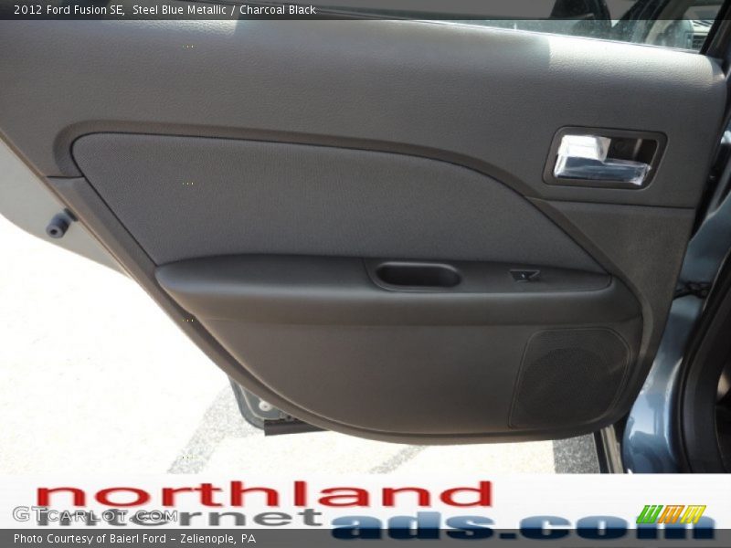 Steel Blue Metallic / Charcoal Black 2012 Ford Fusion SE
