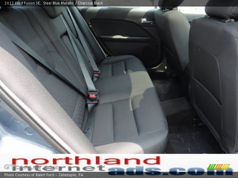 Steel Blue Metallic / Charcoal Black 2012 Ford Fusion SE