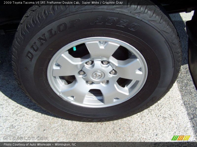 Super White / Graphite Gray 2009 Toyota Tacoma V6 SR5 PreRunner Double Cab