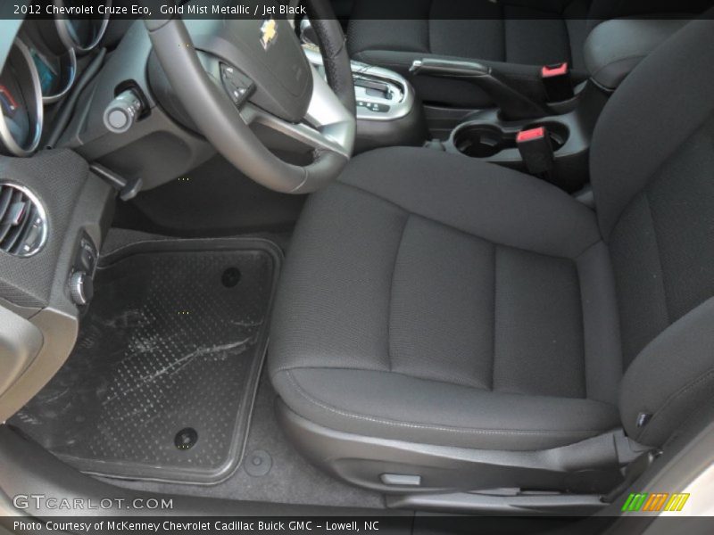 Gold Mist Metallic / Jet Black 2012 Chevrolet Cruze Eco