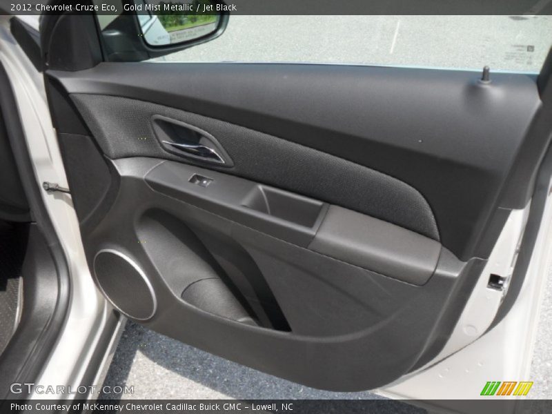 Gold Mist Metallic / Jet Black 2012 Chevrolet Cruze Eco