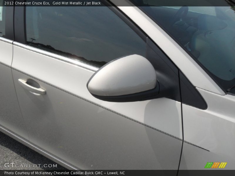 Gold Mist Metallic / Jet Black 2012 Chevrolet Cruze Eco