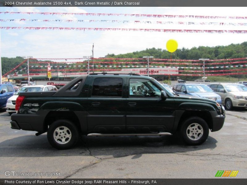 Dark Green Metallic / Dark Charcoal 2004 Chevrolet Avalanche 1500 4x4