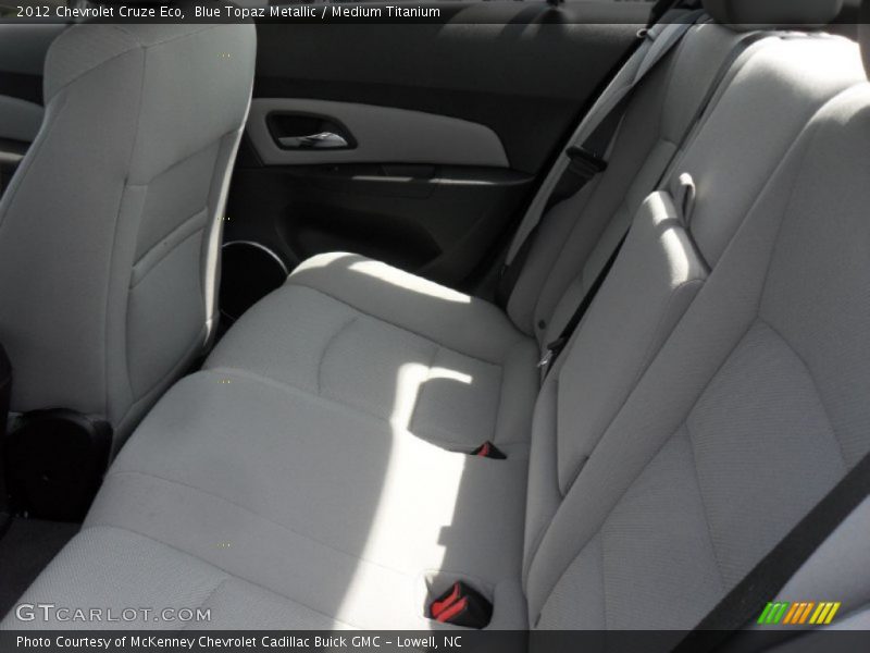 Blue Topaz Metallic / Medium Titanium 2012 Chevrolet Cruze Eco
