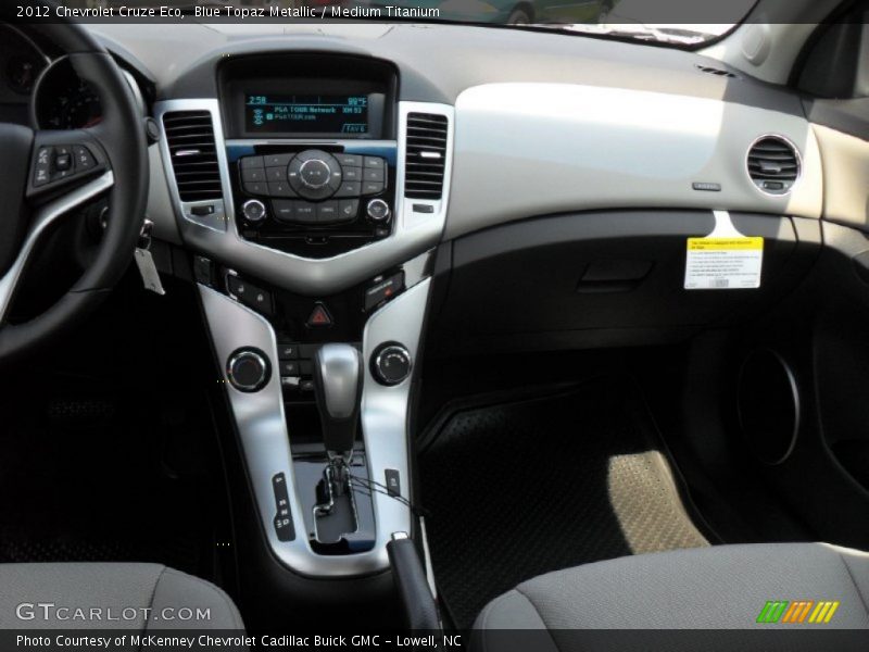 Blue Topaz Metallic / Medium Titanium 2012 Chevrolet Cruze Eco