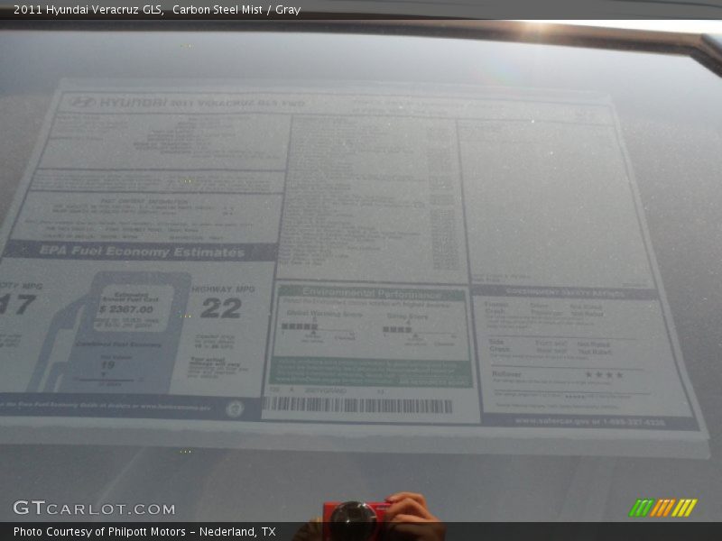 Carbon Steel Mist / Gray 2011 Hyundai Veracruz GLS