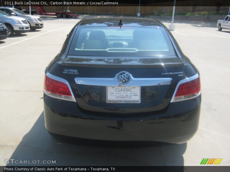 Carbon Black Metallic / Cocoa/Cashmere 2011 Buick LaCrosse CXL