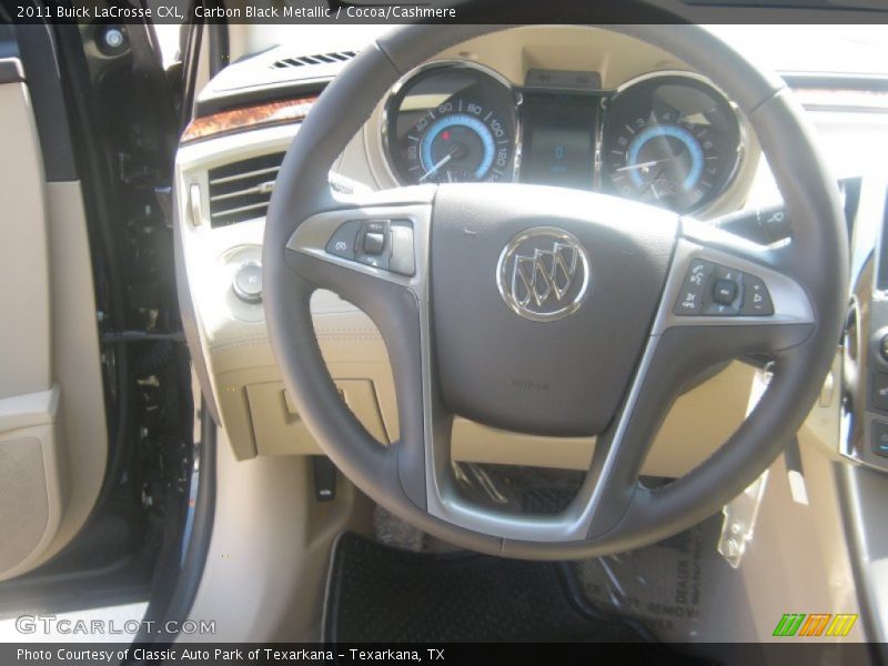Carbon Black Metallic / Cocoa/Cashmere 2011 Buick LaCrosse CXL