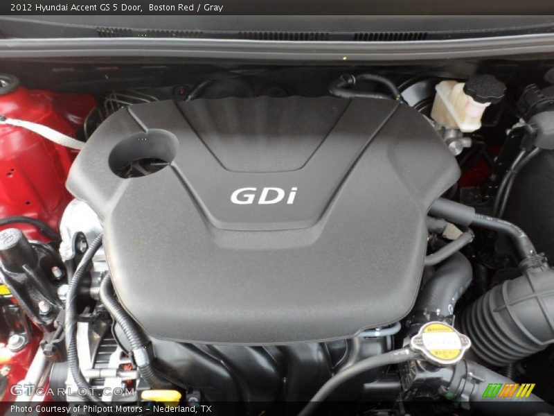  2012 Accent GS 5 Door Engine - 1.6 Liter GDI DOHC 16-Valve D-CVVT 4 Cylinder