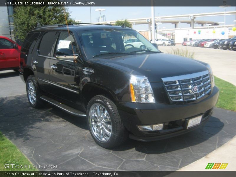 Black Raven / Ebony/Ebony 2011 Cadillac Escalade