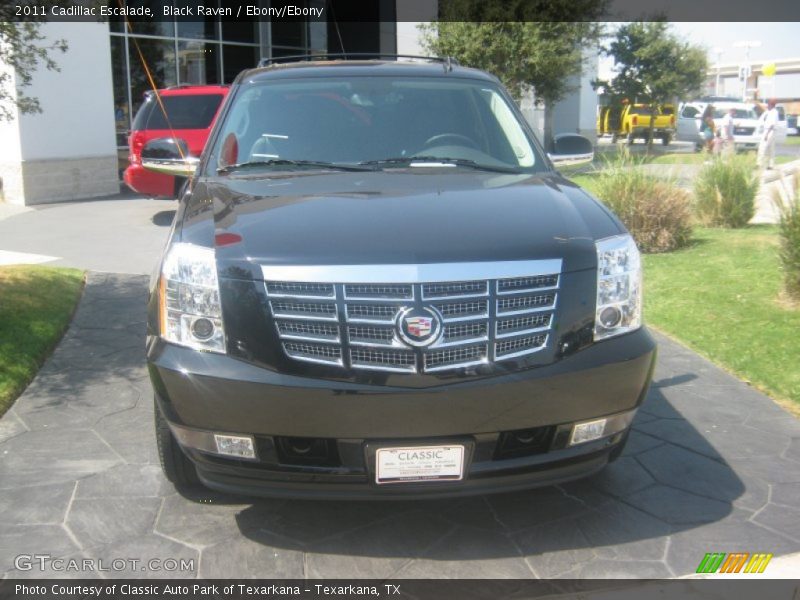 Black Raven / Ebony/Ebony 2011 Cadillac Escalade