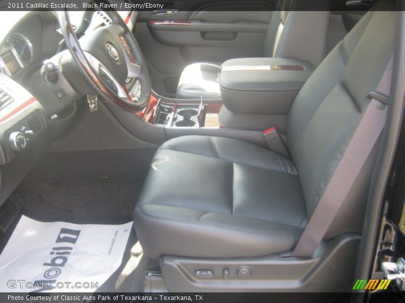 Black Raven / Ebony/Ebony 2011 Cadillac Escalade