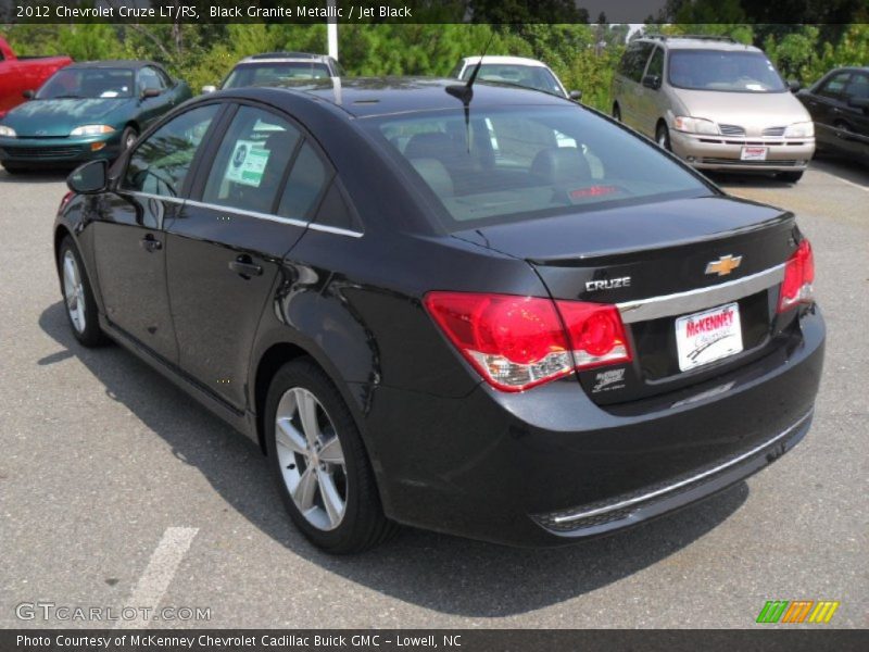 Black Granite Metallic / Jet Black 2012 Chevrolet Cruze LT/RS