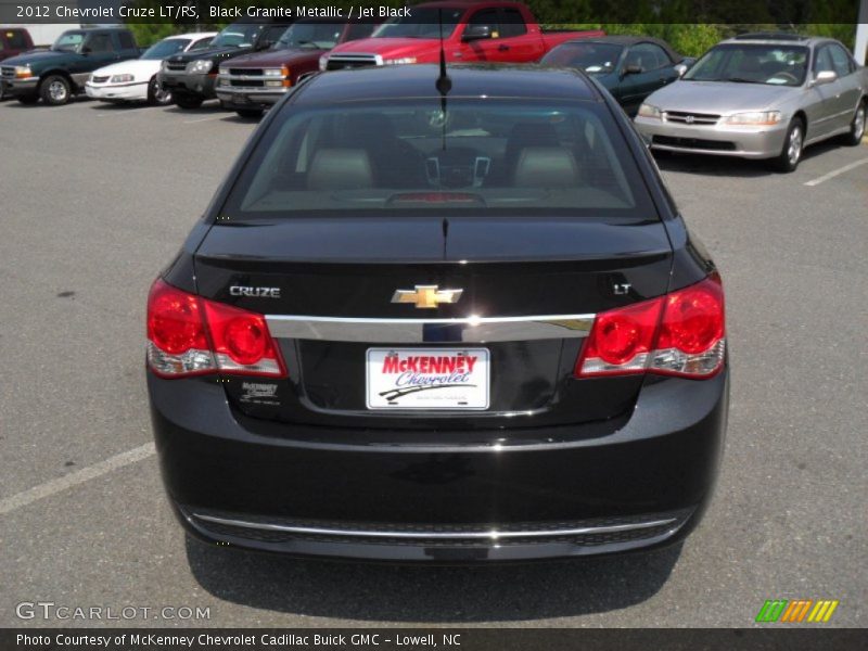 Black Granite Metallic / Jet Black 2012 Chevrolet Cruze LT/RS