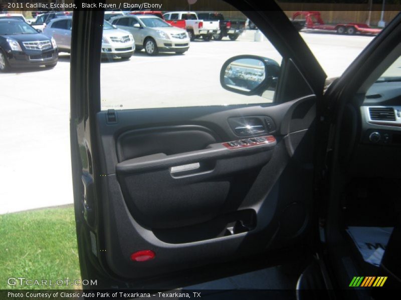 Black Raven / Ebony/Ebony 2011 Cadillac Escalade